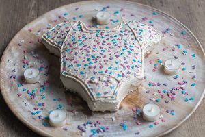 einfacher Babyshower Kuchen mit Buttercreme