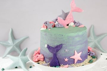 Farbenfroher Mermaid Cake