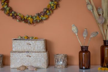 DIY Kranz aus Trockenblumen